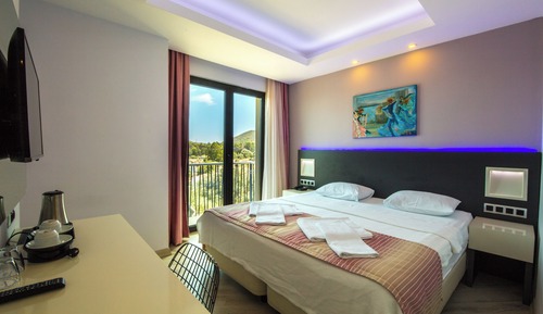 Habitación doble, vistas al mar