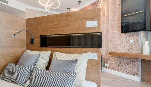 Suite estudio superior, 1 cama doble con sofá cama, no fumadores, baño privado