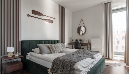 Apartamento de lujo, 1 habitación, balcón, vistas al río (1020B)