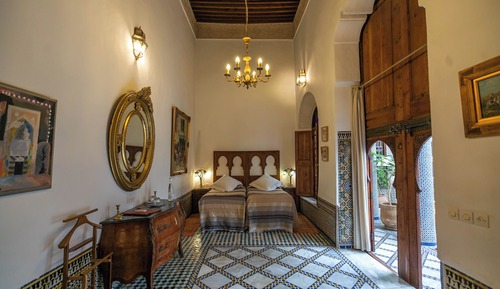 Suite junior, 2 camas individuales, no fumadores, vistas al patio