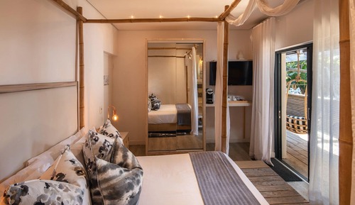 Habitación de diseño doble, 1 cama de matrimonio, frente a la playa