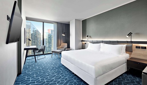 Habitación Premier, 1 cama de matrimonio grande, vistas a la ciudad