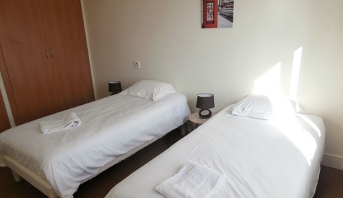 Estudio Confort, 2 camas individuales, accesible para personas con discapacidad
