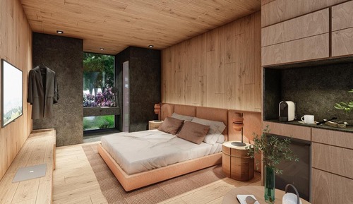 Habitación superior con 1 cama doble o 2 individuales