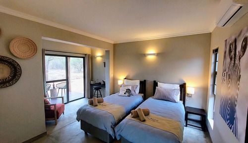 Habitación Deluxe con 2 camas individuales, 2 camas individuales, no fumadores, vistas al jardín