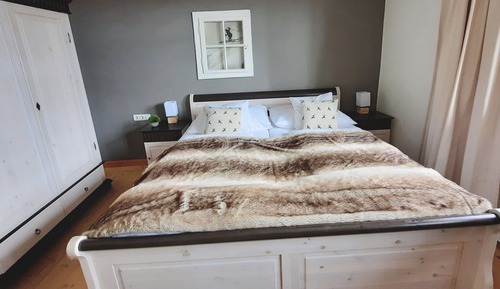 Apartamento Deluxe, 2 habitaciones, balcón, vistas a la montaña (incl. cleaning fee 110 EUR)