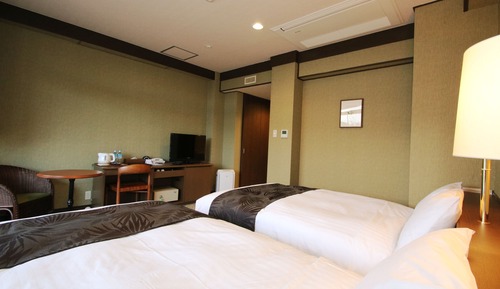 Habitación básica con 2 camas individuales, no fumadores (JapaneseDinner, AdventureWorld Ticket)