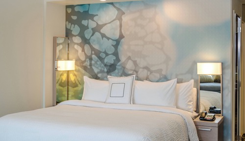 Habitación, 1 cama de matrimonio grande con sofá cama