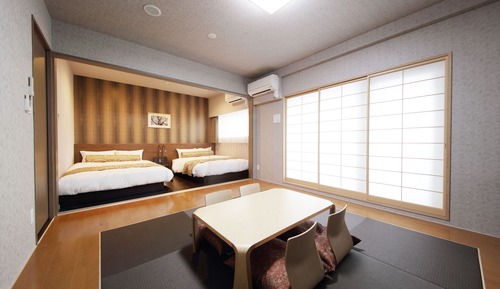 Habitación cuádruple, no fumadores (Japanese Western Style)