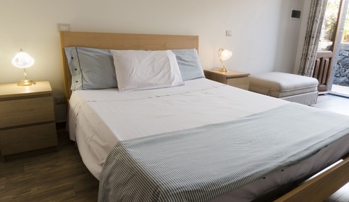 Habitación doble, patio