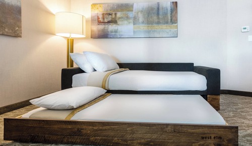Suite, 1 cama de matrimonio grande con sofá cama