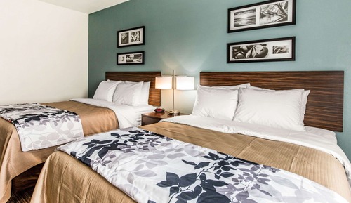 Habitación estándar, 2 camas de matrimonio, no fumadores