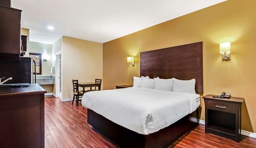 Habitación, 1 cama de matrimonio grande, no fumadores, cocina básica