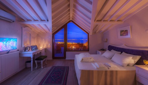 Habitación Deluxe doble, vistas al mar, mirando al mar
