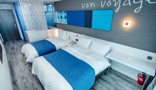 Habitación Deluxe con 2 camas individuales, vistas al mar