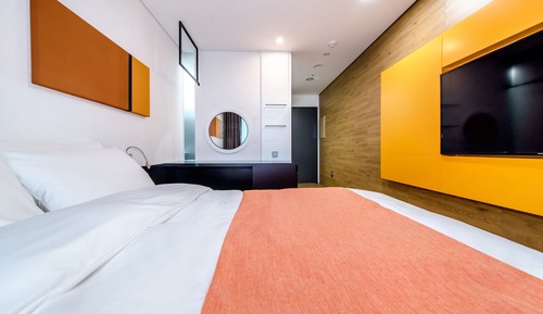 Habitación estándar doble, 1 cama doble, vistas a la ciudad