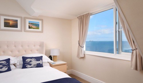 Habitación Deluxe doble, baño privado, vistas al mar (Room 10)