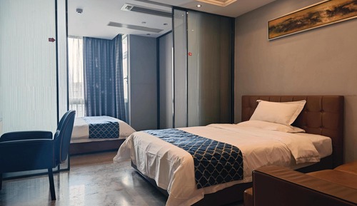 Habitación Business con 2 camas individuales, vistas al parque