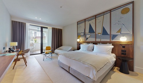 Habitación Club, terraza, vistas al mar