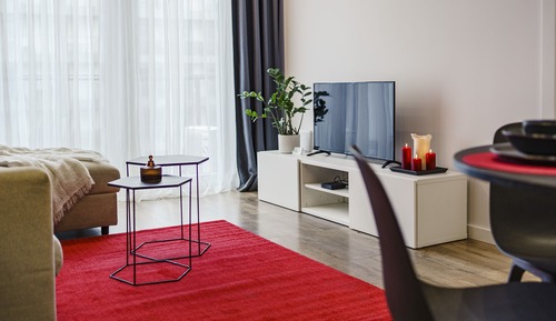 Apartamento exclusivo, balcón, en una planta alta (Słoneczny)