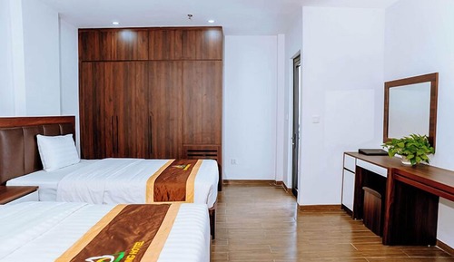 Habitación cuádruple familiar, vistas a la ciudad