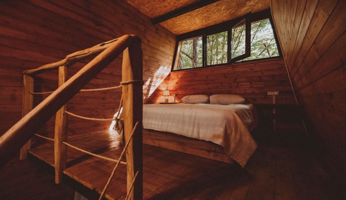 Habitación doble, balcón, vistas al río