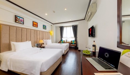 Habitación superior con 1 cama doble o 2 individuales