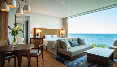 Habitación Deluxe doble, no fumadores, vistas al mar (Hot Spring)