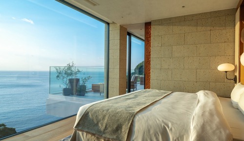 Suite presidencial, 2 habitaciones, piscina privada, vistas al mar (Hot Spring, Non Smoking)