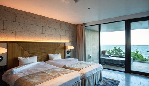 Suite, no fumadores, vistas al mar (2 Bedroom, Hot Spring, Private Pool)
