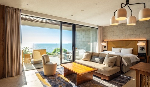 Habitación Deluxe doble, no fumadores, vistas al mar (Hot Spring)