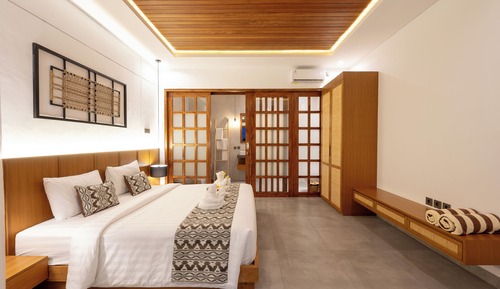 Villa estándar, 2 habitaciones, vistas a la piscina