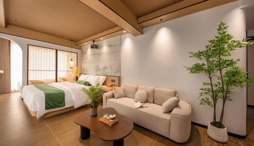 Habitación familiar con 2 camas individuales, vistas a la montaña