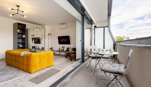 Apartamento Deluxe, balcón, vistas a la ciudad