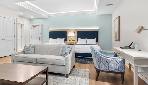 Standard Single Room, 2 Queen Beds, Mobility Accessible