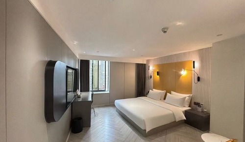 Habitación individual básica, vistas a la ciudad