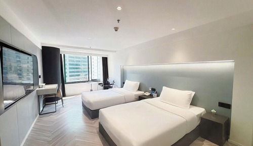 Habitación Confort doble, vistas al jardín
