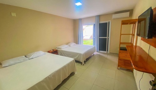 Habitación cuádruple familiar, lanai, vistas a la piscina
