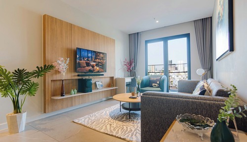 Apartment, Balcony, City View
