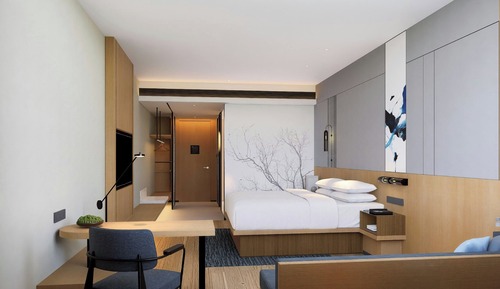 Habitación estándar, 1 cama de matrimonio grande, vistas a la ciudad