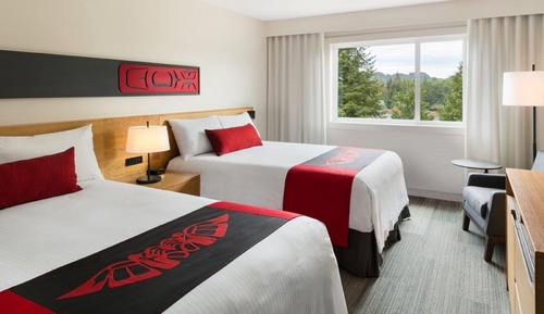 Habitación (Room, 2 Queen Beds, Mountain Side)