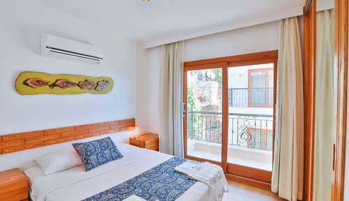 Apartamento panorámico, 1 habitación, balcón, vistas al mar