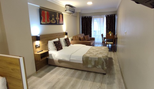 Habitación cuádruple superior, varias camas