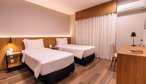 Habitación individual estándar (Standard, 2 camas Solteiro-PCD)
