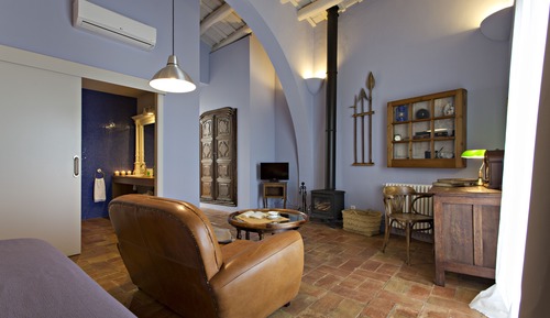 Suite estándar, chimenea