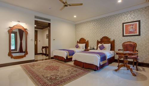 Casa de campo Deluxe, 1 cama de matrimonio grande, vistas al jardín