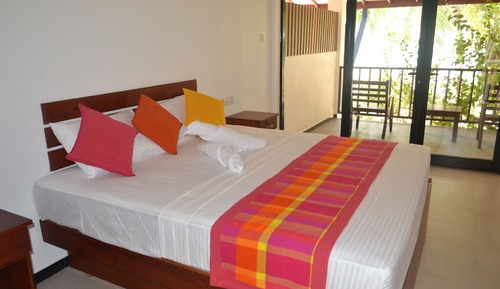 Habitación Deluxe doble, 1 cama de matrimonio grande, vistas al mar