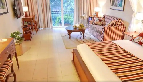 Habitación Deluxe doble, 1 cama de matrimonio grande, vistas al jardín, planta ejecutiva