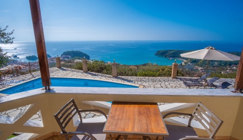 Villa ejecutiva, 2 habitaciones, piscina privada, vistas al mar