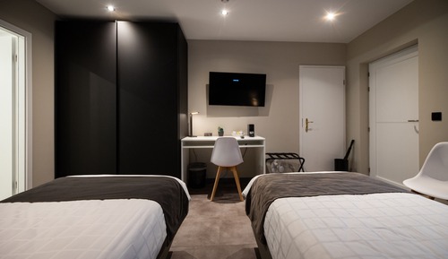 Habitación con 2 camas individuales